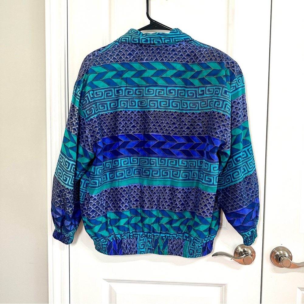 Fuda International Silk Patterned Jacket - image 2